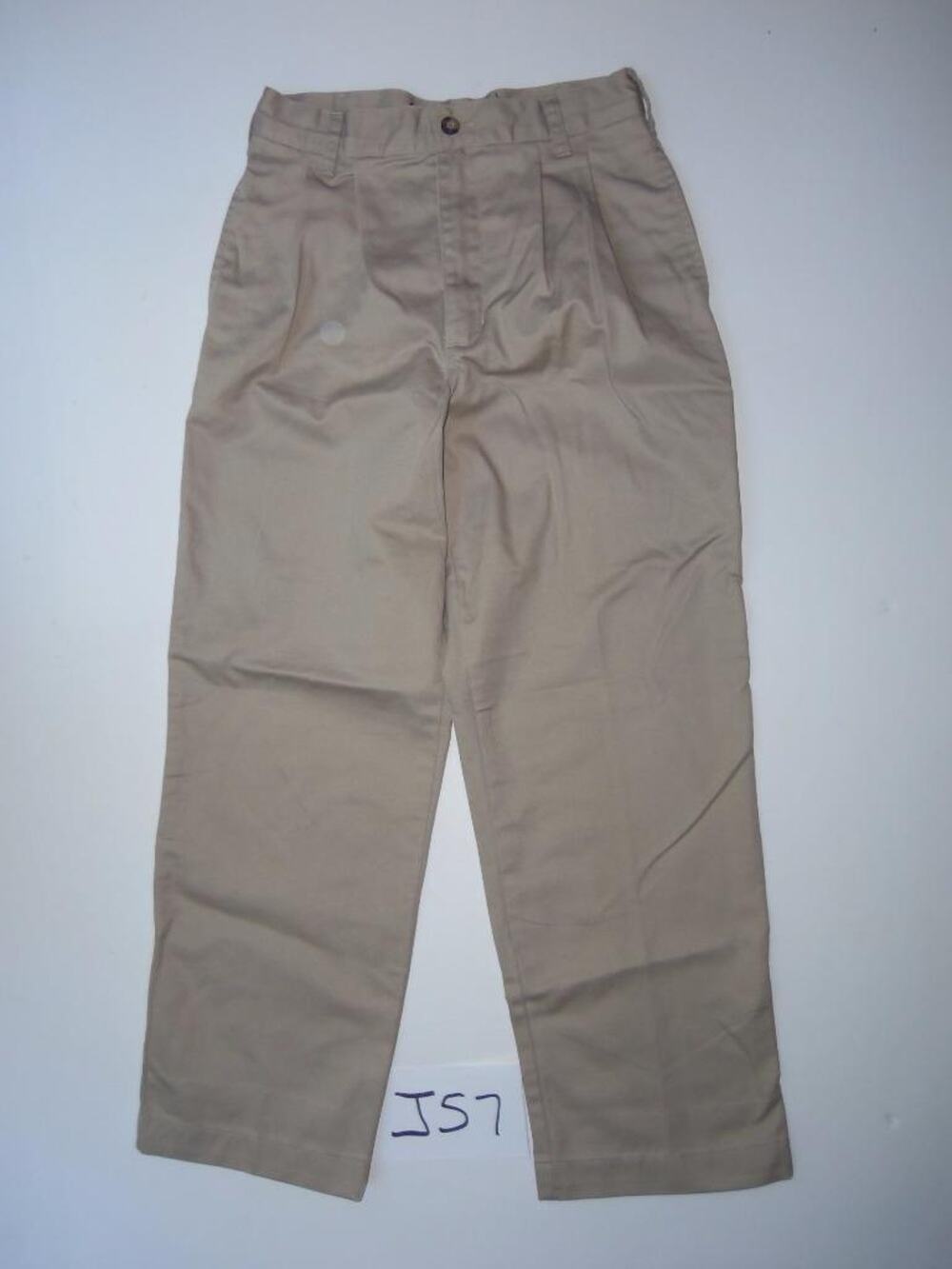 Faded Glory Pants Size 12 Regular Tan Pleated Boys -0317J57